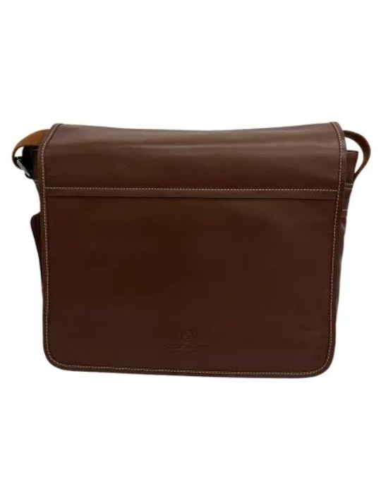 SACOCHE GIBECIERE MARRON - SERGE BLANCO