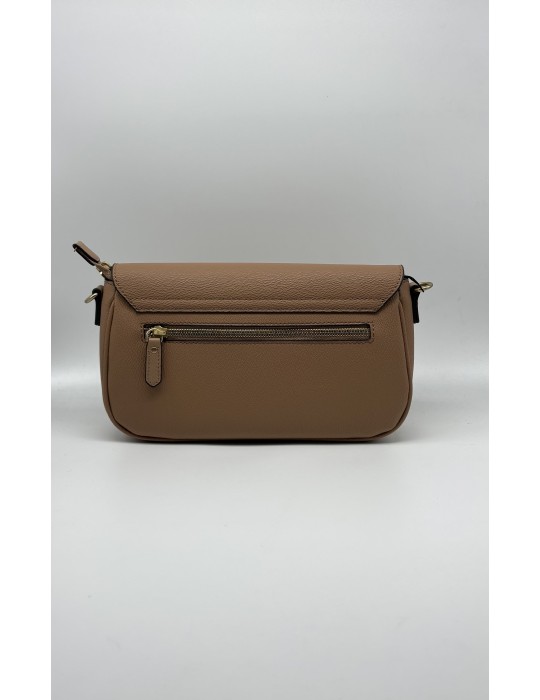 SAC PORTE EPAULE ET BANDOULIERE NOISETTE - HEXAGONA