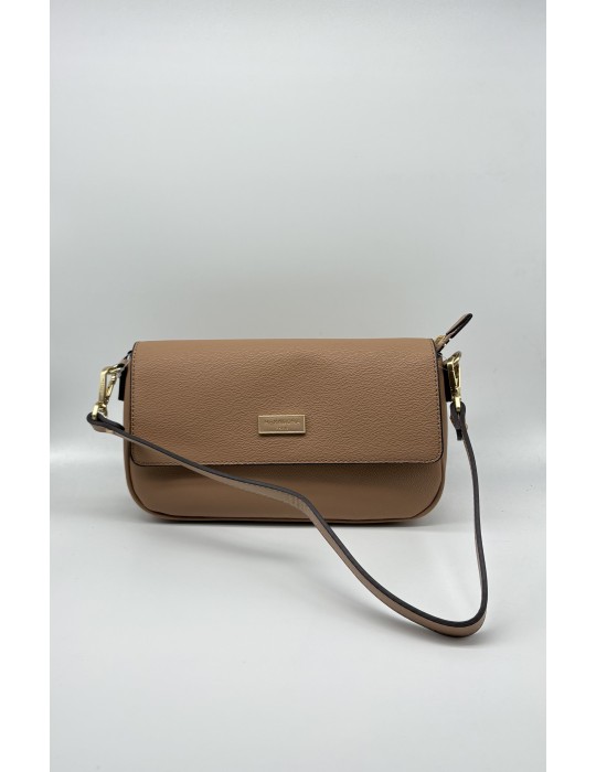 SAC PORTE EPAULE ET BANDOULIERE NOISETTE - HEXAGONA