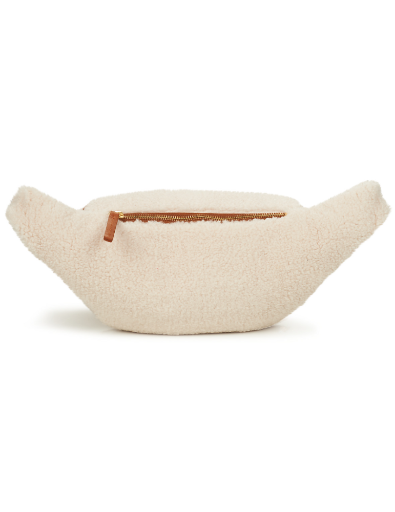 SAC BANANE TRACY TEDDY CREAM - NAT & NIN