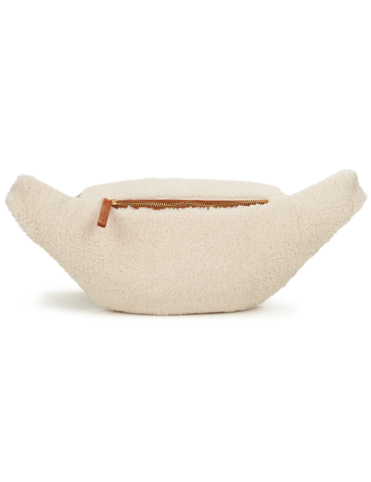 SAC BANANE TRACY TEDDY CREAM - NAT & NIN