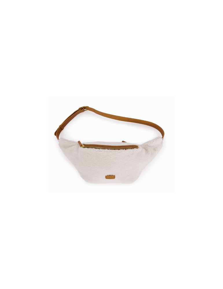 SAC BANANE TRACY TEDDY CREAM - NAT & NIN