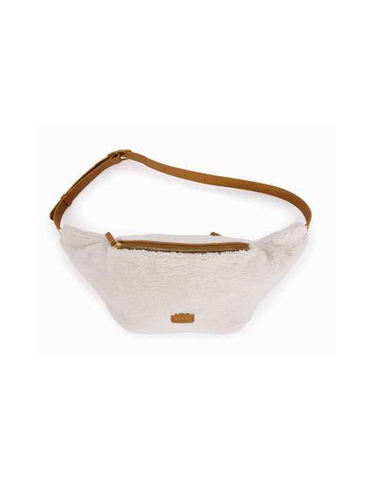 SAC BANANE TRACY TEDDY CREAM - NAT & NIN