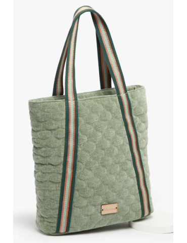 SAC SHOPPING PORTE EPAULE MOSS GREEN - WOOMEN