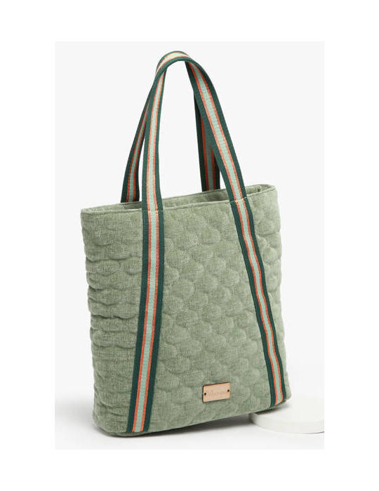 SAC SHOPPING PORTE EPAULE MOSS GREEN - WOOMEN
