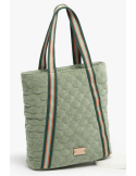 SAC SHOPPING PORTE EPAULE MOSS GREEN - WOOMEN