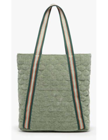 SAC SHOPPING PORTE EPAULE MOSS GREEN - WOOMEN 2