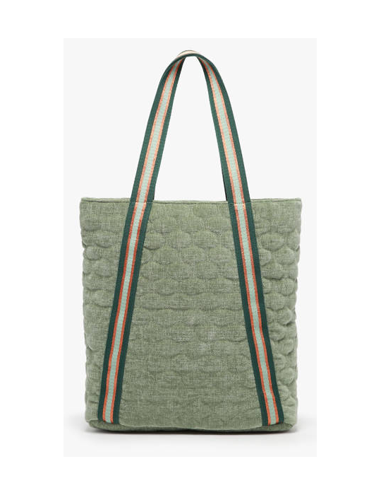 SAC SHOPPING PORTE EPAULE MOSS GREEN - WOOMEN