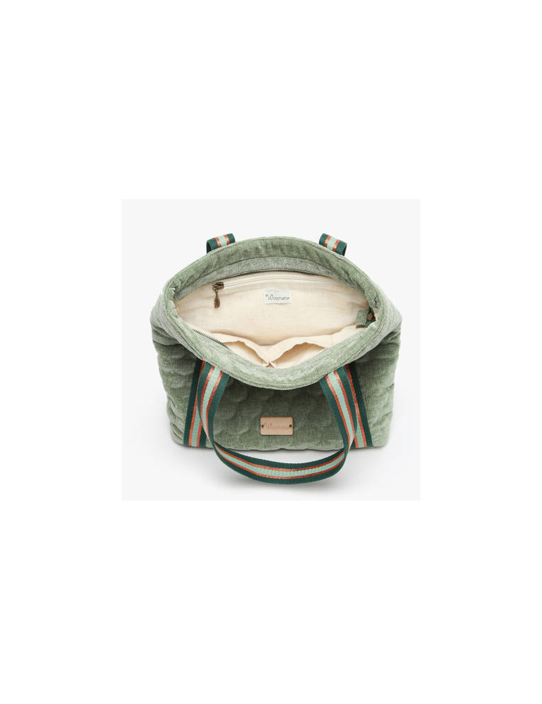 SAC SHOPPING PORTE EPAULE MOSS GREEN - WOOMEN