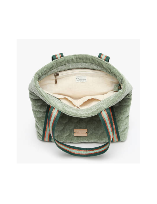 SAC SHOPPING PORTE EPAULE MOSS GREEN - WOOMEN