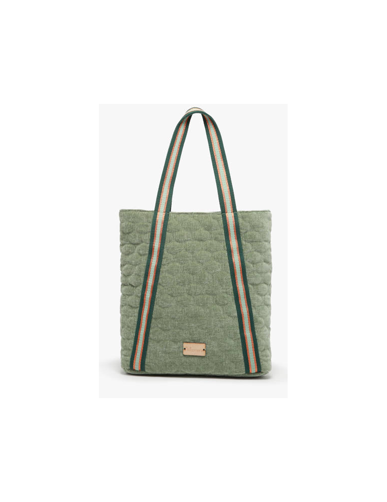 SAC SHOPPING PORTE EPAULE MOSS GREEN - WOOMEN