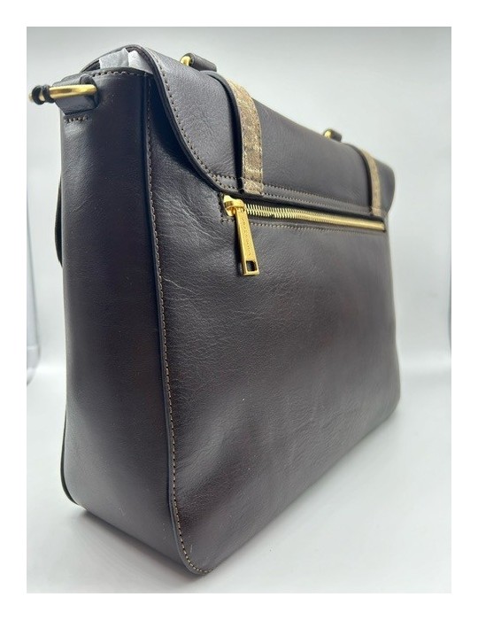 SAC A MAIN LEGENDE MARRON PYTHON - LANCASTER