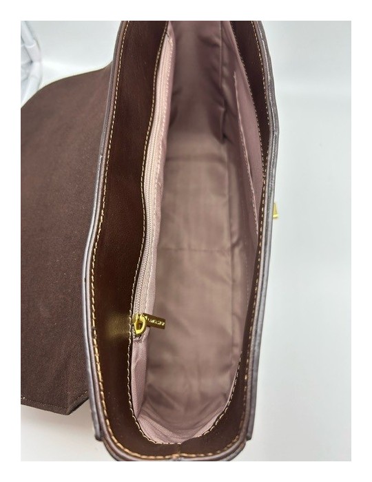 SAC A MAIN LEGENDE MARRON PYTHON - LANCASTER