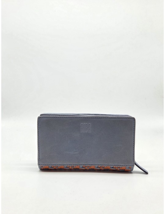 PORTEFEUILLE PARKER BLUE - BIBA