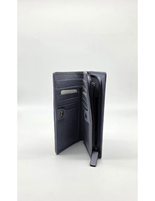 PORTEFEUILLE PARKER BLUE - BIBA