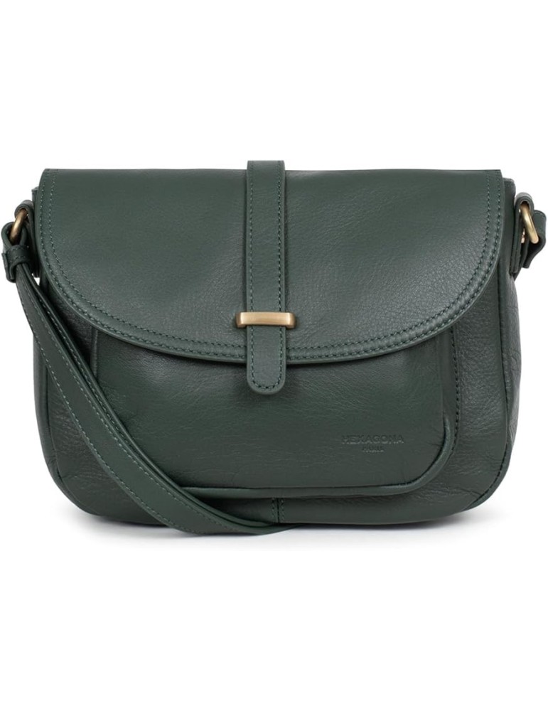 SAC EN CUIR PORTE TRAVERS SAPIN - HEXAGONA