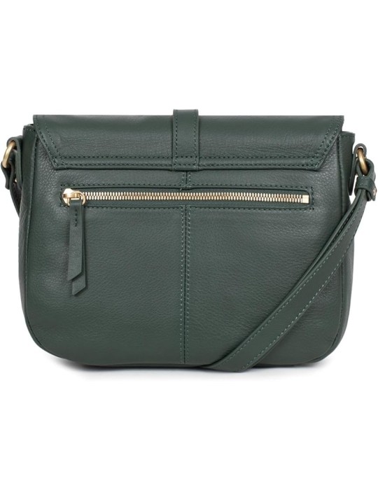 SAC EN CUIR PORTE TRAVERS SAPIN - HEXAGONA