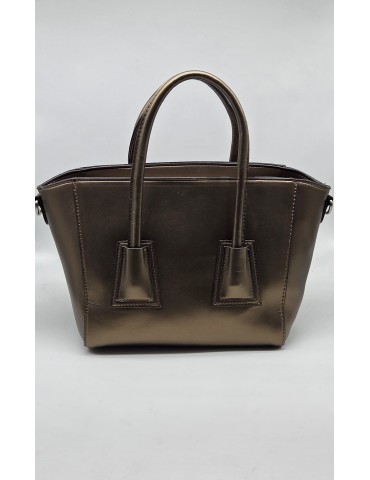 SAC PORTE MAIN ET BANDOULIERE BRONZE - FRANCINEL 2