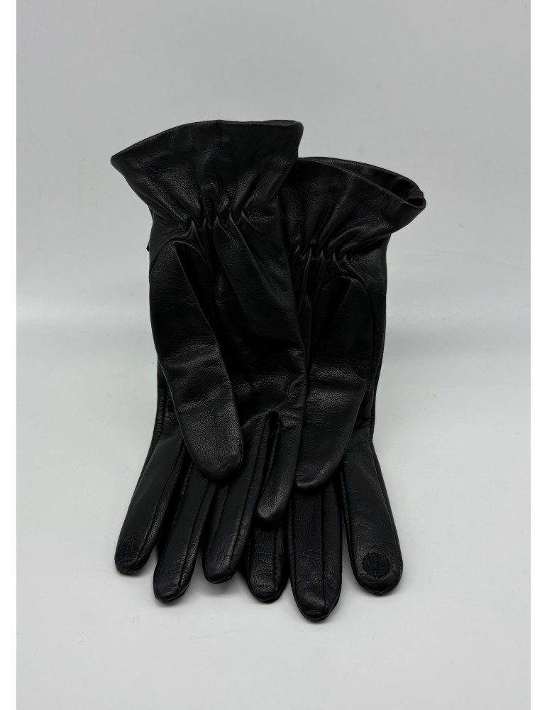 GANTS NOIR BIJOUTERIE PAPILLON T.6.5 - GLOVE STORY