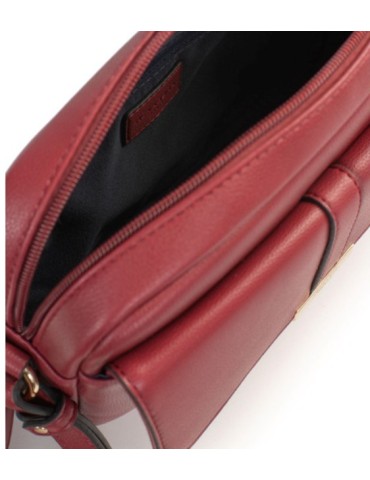 SAC TROTTEUR CARMIN EN SIMILICUIR  - HEXAGONA 2