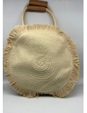 GRAND SAC PORTE MAIN ROND EN PAILLE - MIA & JOY