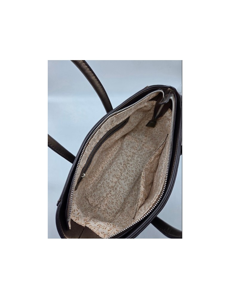 SAC PORTE MAIN ET BANDOULIERE BRONZE - FRANCINEL