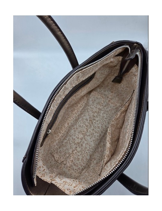 SAC PORTE MAIN ET BANDOULIERE BRONZE - FRANCINEL