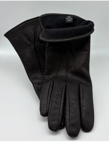 GANTS HOMME POLAIRE MARRON T.8 - POUJADE 2