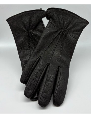 GANTS HOMME POLAIRE MARRON T.8 - POUJADE