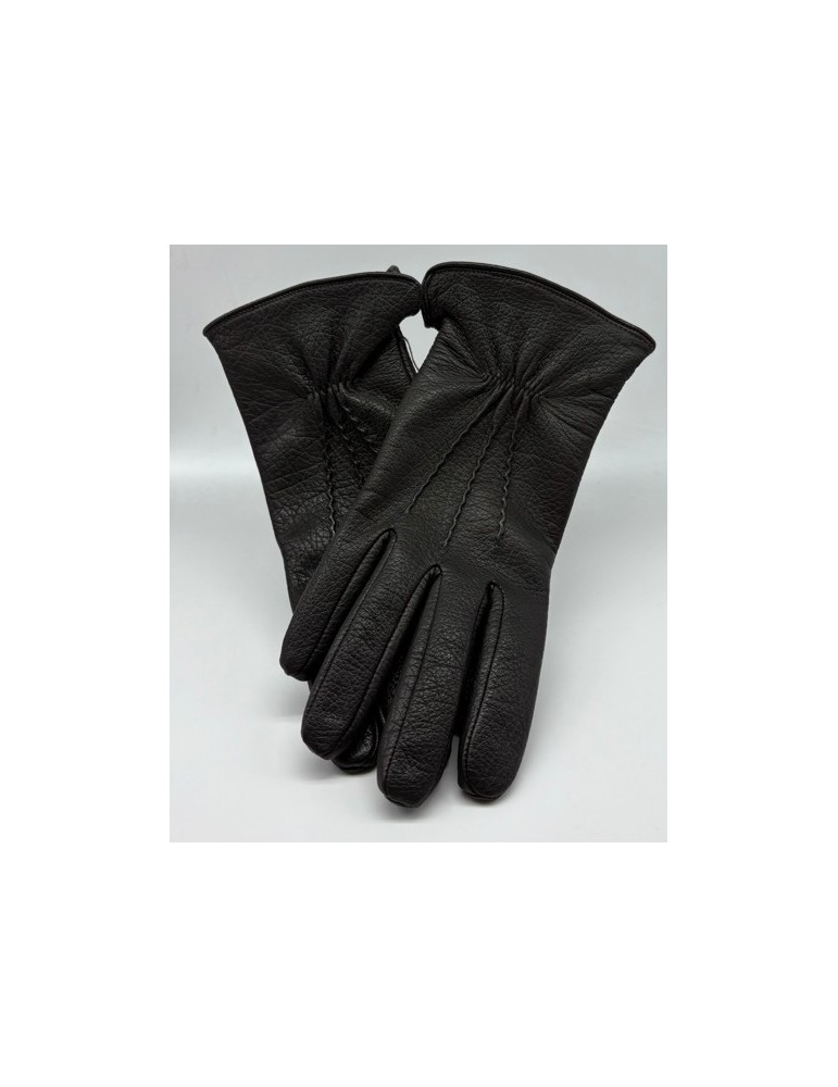 GANTS HOMME POLAIRE MARRON T.8 - POUJADE