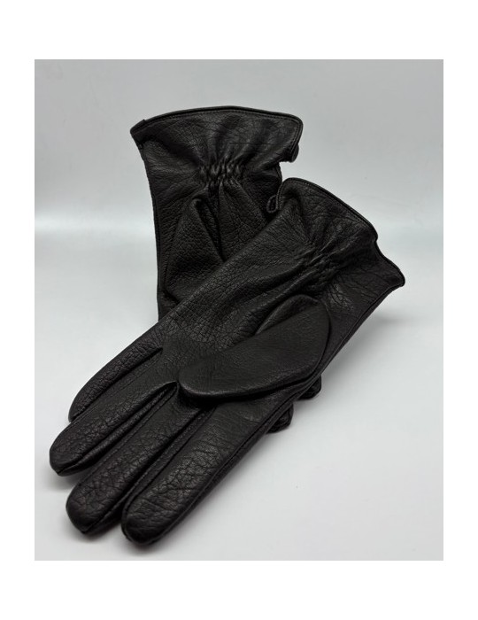 GANTS HOMME POLAIRE MARRON T.8 - POUJADE