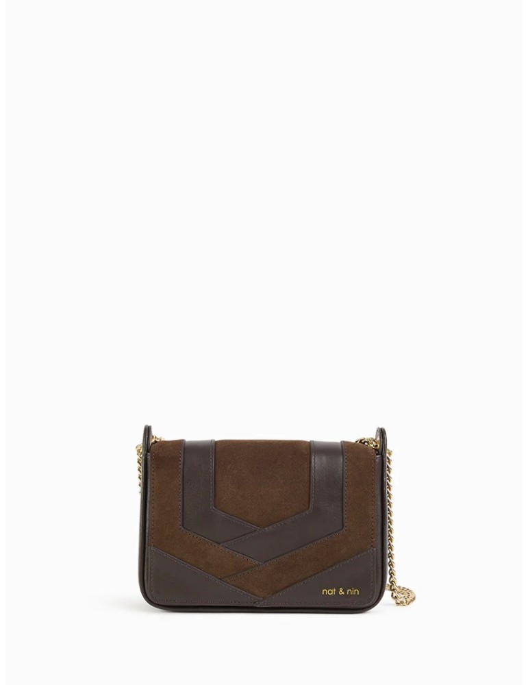 SAC AVEC CHAINE CAPRI EBENE - NAT & NIN