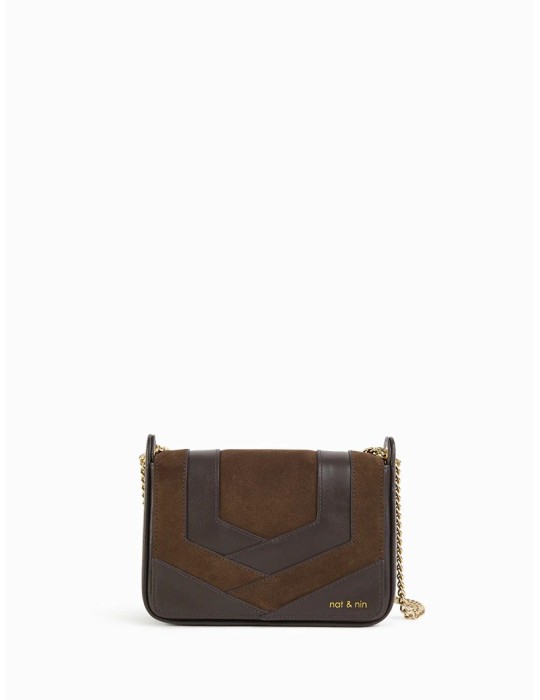 SAC AVEC CHAINE CAPRI EBENE - NAT & NIN
