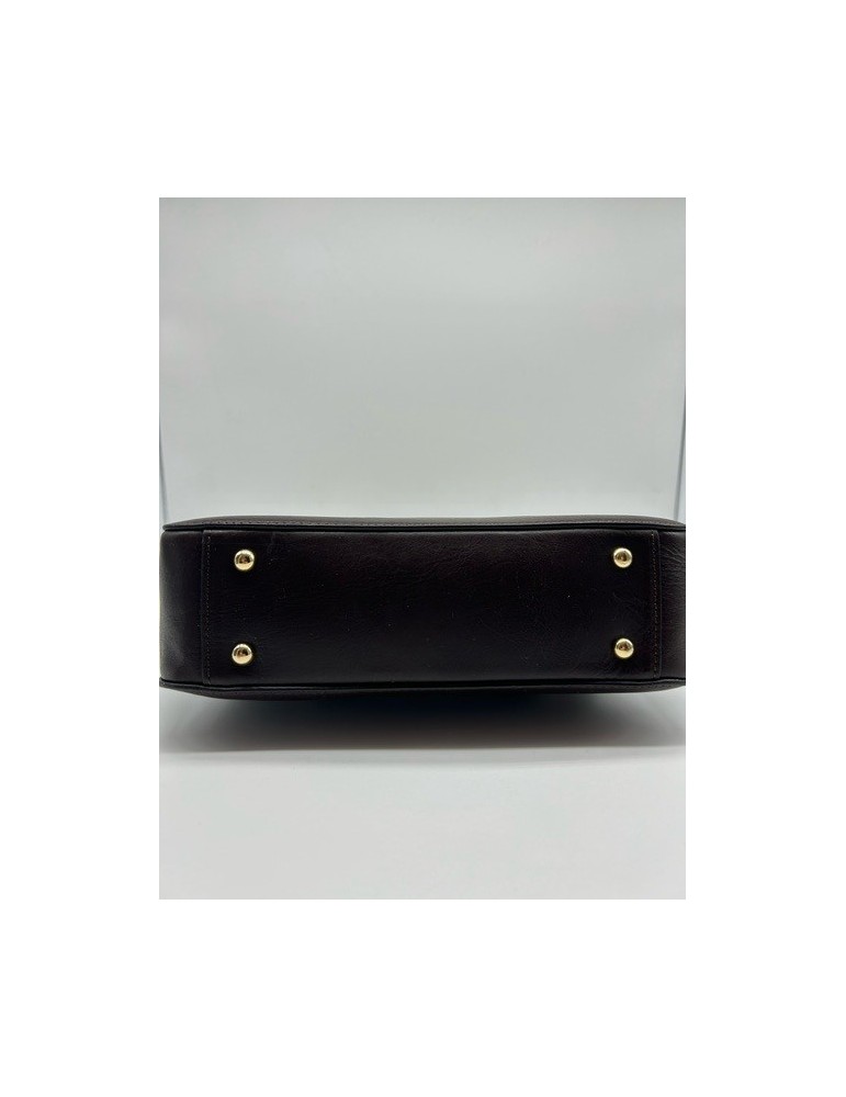 SAC A MAIN RABAT LEGENDE MARRON PYTHON - LANCASTER