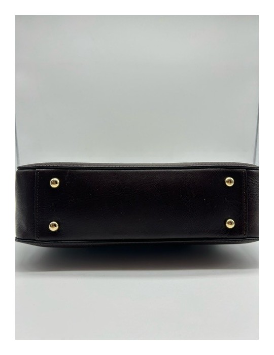 SAC A MAIN RABAT LEGENDE MARRON PYTHON - LANCASTER