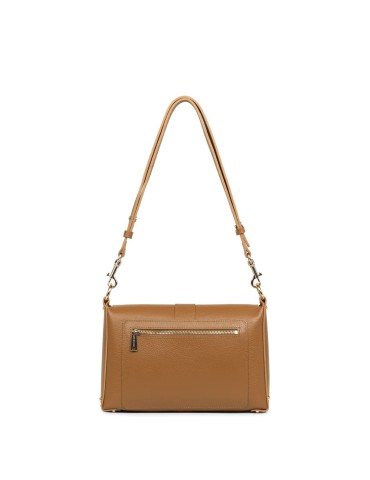 SAC TROTTEUR AVEC RABAT EN CUIR CAMEL - LANCASTER 2