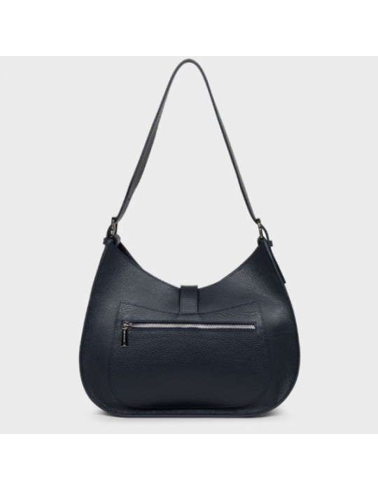 SAC BESACE NOIR IN NUDE EN CUIR - LANCASTER