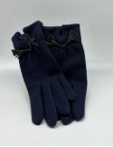GANTS T.U BLEU POMPON
