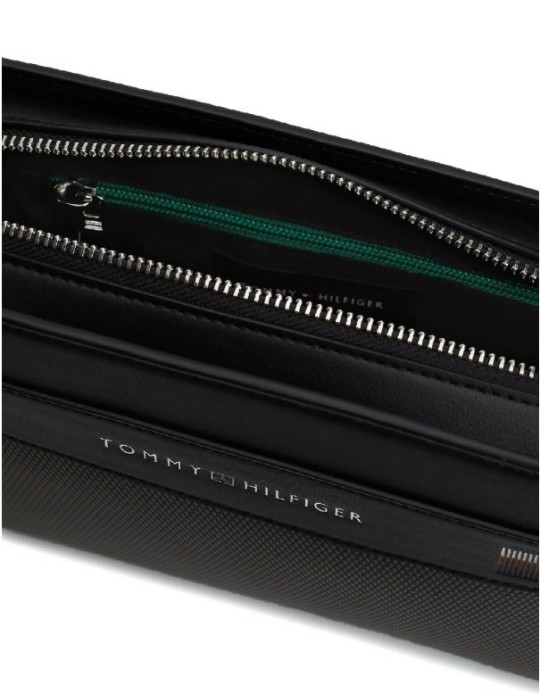 POCHETTE MAIN HOMME TH CORP TEXTURE POUCH - TOMMY HILFIGER