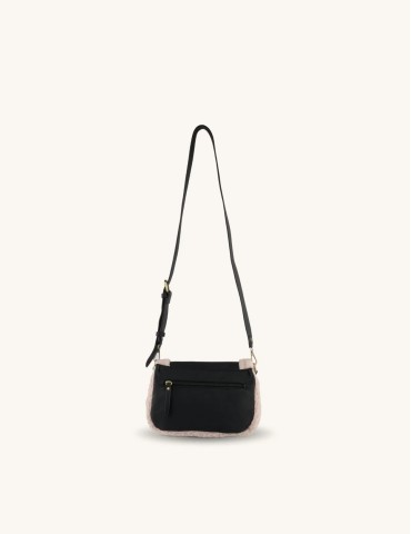 SAC BESACE A RABAT EN SYNTHETIQUE NOIR - MIA & JOY 2