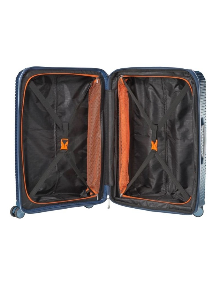 VALISE 66CM BLEU AVEC EXTENSIBLE - JUMP