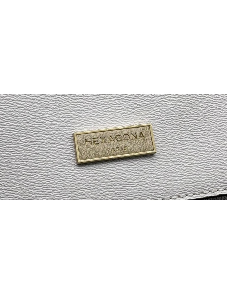 SAC PORTE EPAULE ET BANDOULIERE IVOIRE/NUDE - HEXAGONA