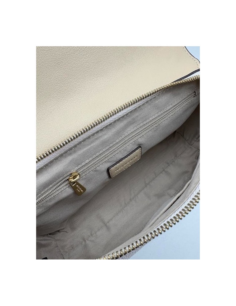 SAC PORTE EPAULE ET BANDOULIERE IVOIRE/NUDE - HEXAGONA