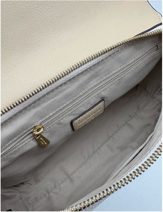 SAC PORTE EPAULE ET BANDOULIERE IVOIRE/NUDE - HEXAGONA