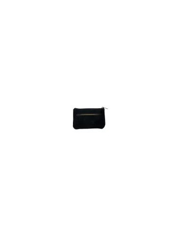 PORTE MONNAIE CROUTE DE CUIR NOIR - MIA & JOY 2
