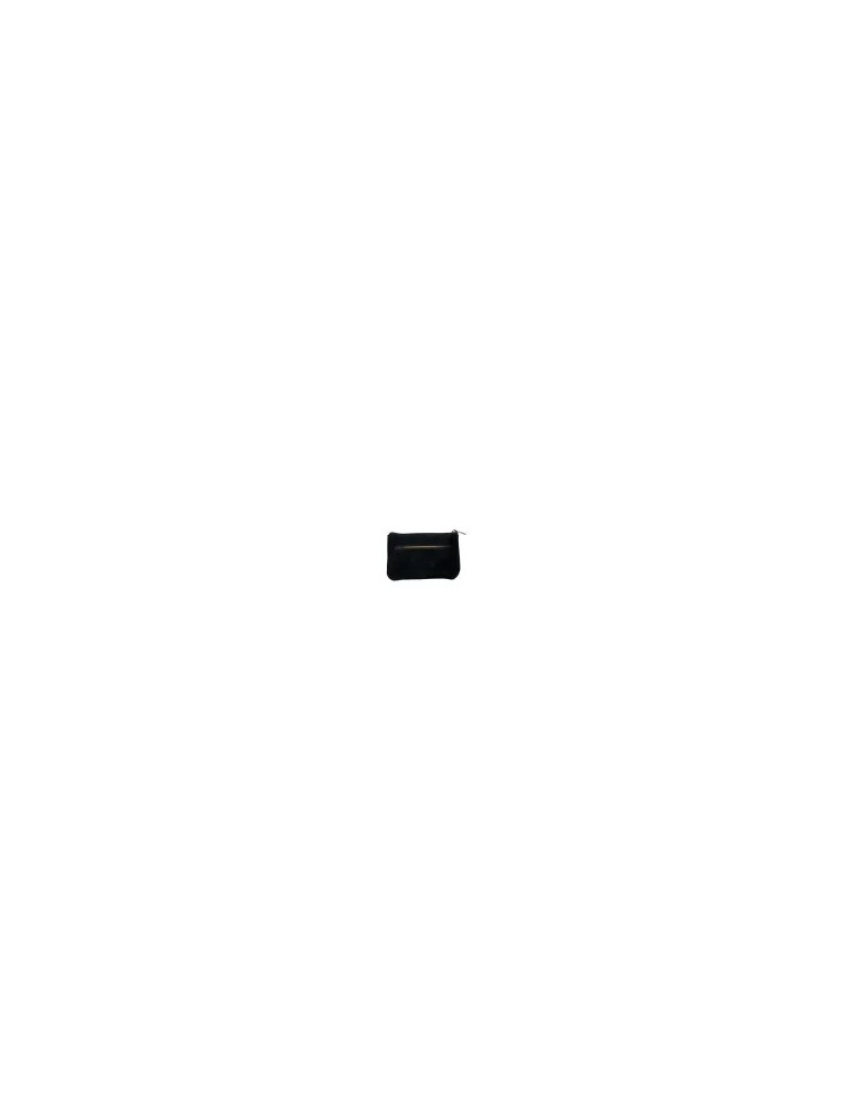PORTE MONNAIE CROUTE DE CUIR NOIR - MIA & JOY