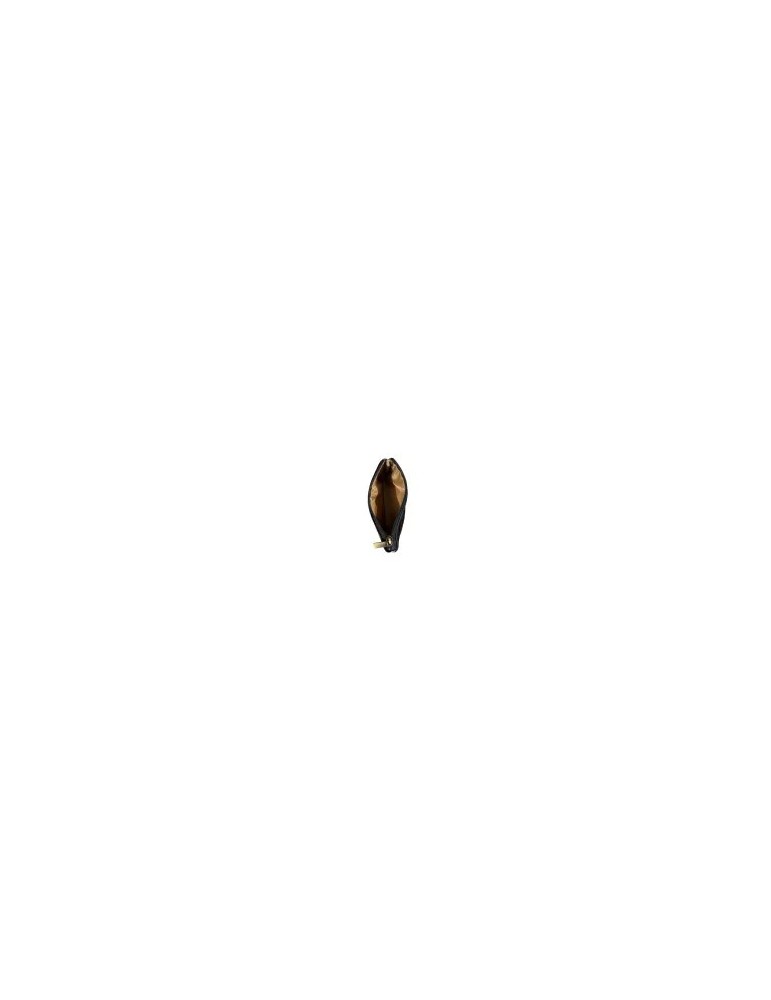 PORTE MONNAIE CROUTE DE CUIR NOIR - MIA & JOY