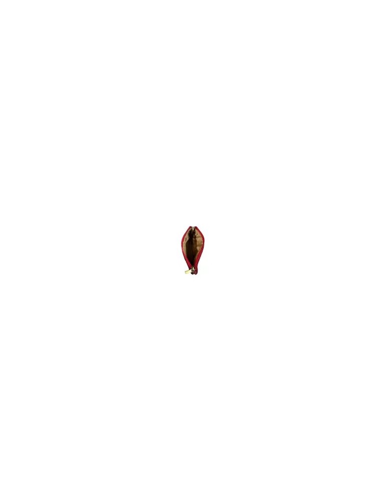PORTE MONNAIE CROUTE DE CUIR ROUGE - MIA & JOY