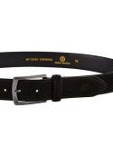 CEINTURE HOMME EN CUIR NOIR T.110 - SERGE BLANCO