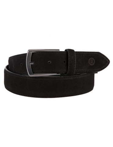 CEINTURE HOMME EN CUIR NOIR T.110 - SERGE BLANCO 2